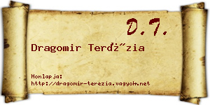 Dragomir Terézia névjegykártya