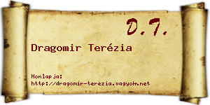 Dragomir Terézia névjegykártya